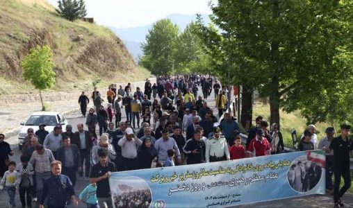 برگزاری همایش پیاده روی «دختر قوی، مادرقوی و ایران قوی» در سنندج