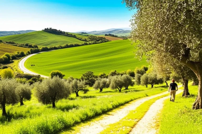 پیاده روی در ایتالیا