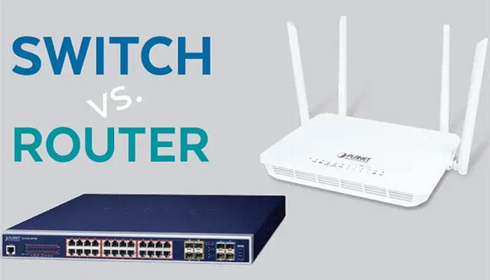 تفاوت سوئیچ و روتر در شبکه های کامپیوتری (بررسی کاربرد هر کدام)